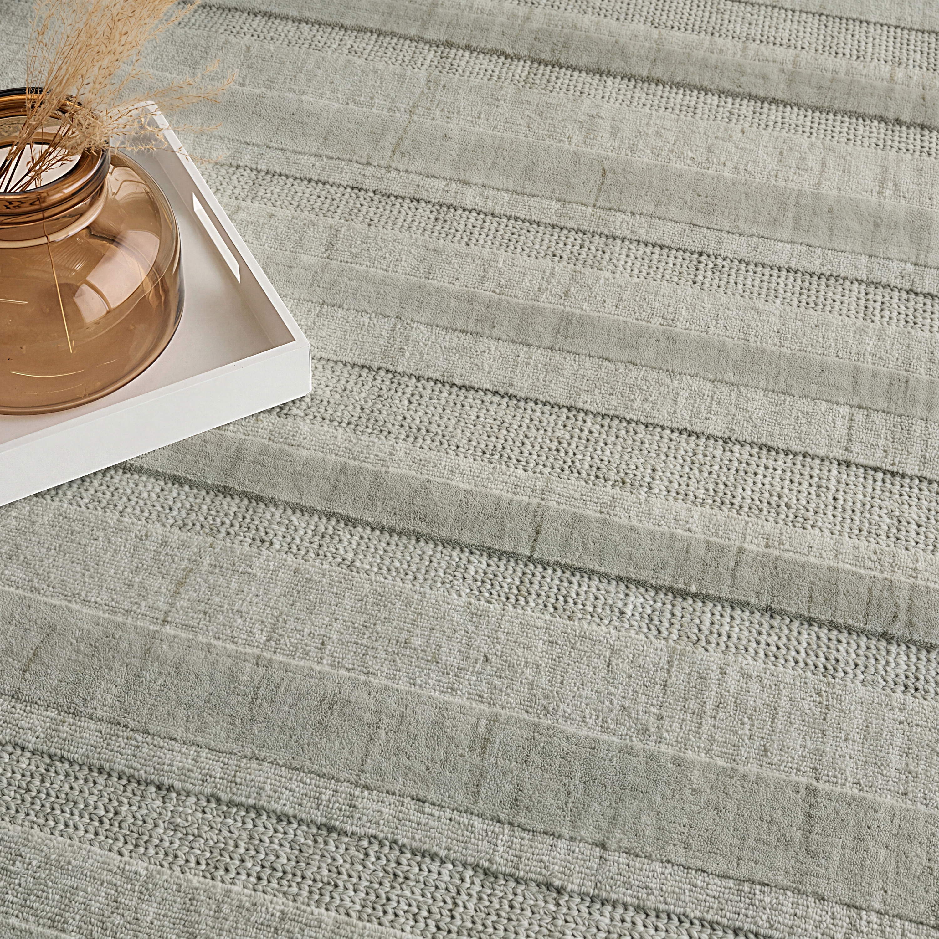 DKNY Pure Multi Weave 8'6" x 11'6" Sage Contemporary Indoor Rug