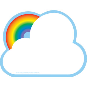 Notepad, Rainbow, Large, 5" x 7", 50 Sheets
