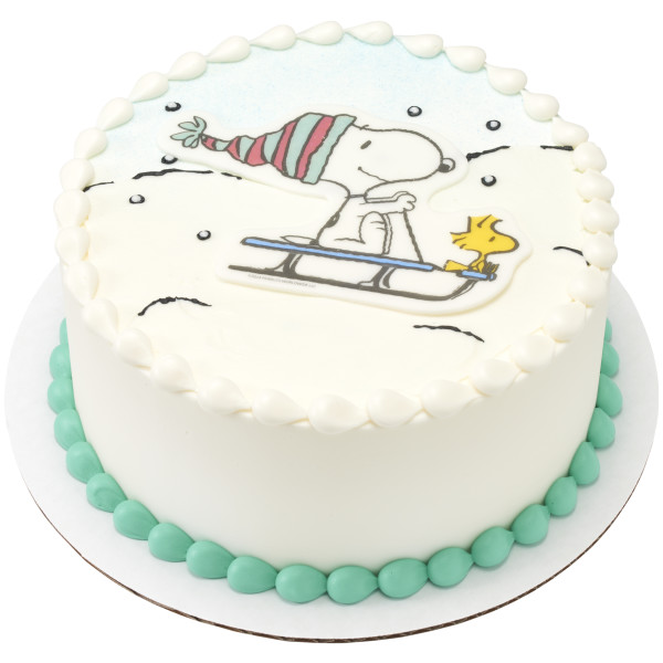 Peanuts® Snoopy® Christmas Medallions SugarStyle® Edible Decorations