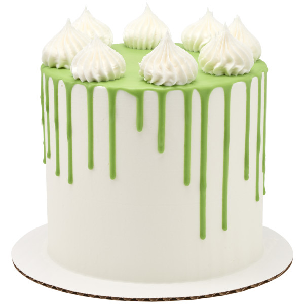 Bright Green Cake Drip