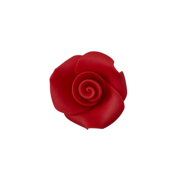 Red 1" Rose SugarSoft® Premium Edible Decorations