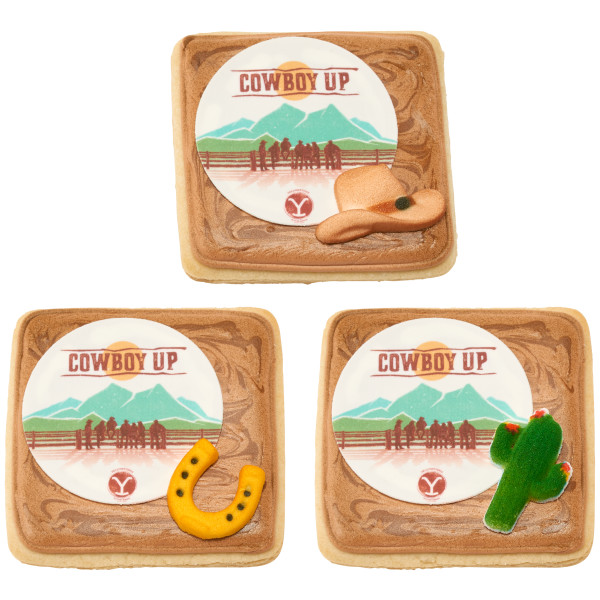Yellowstone Cowboy Up PhotoCake® Edible Image®