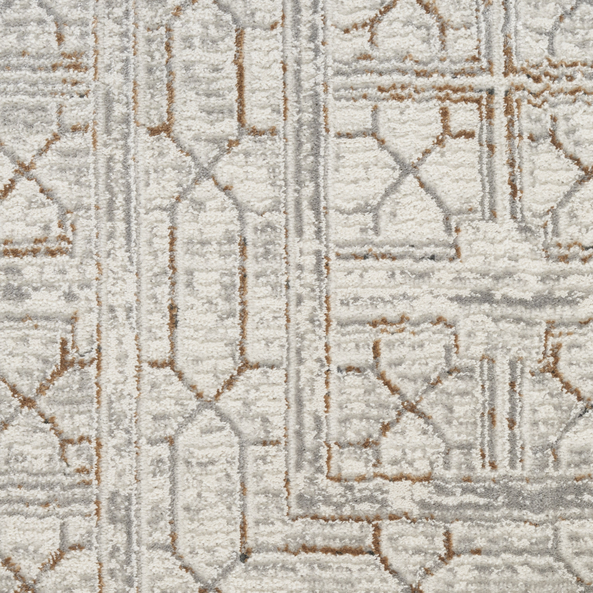 Nourison Desire 3'11" x 5'11" Ivory Beige Modern Indoor Rug