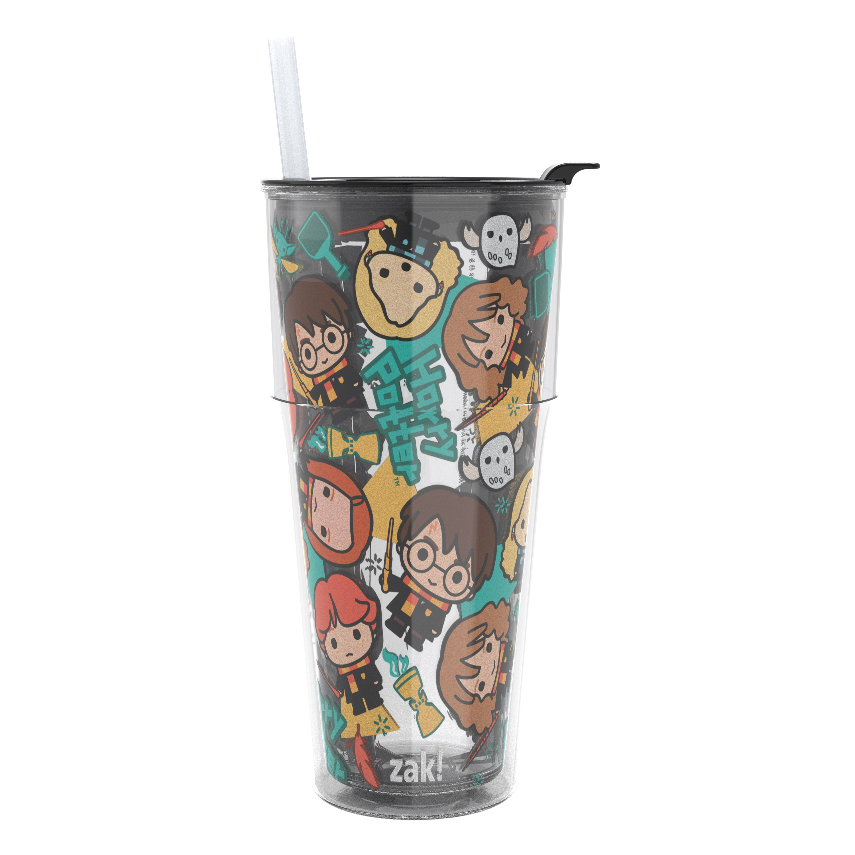 Harry Potter 16 ounce Insulated Tumbler, Harry, Hermione, Ron and Friends slideshow image 1