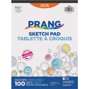 Sketch Pad, 9" x 12", 100 Sheets