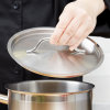 7-inch Optio™ flat stainless steel cover