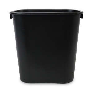 Boardwalk, Soft-Sided, 3.5 gal, Resin, Black, Rectangle, Receptacle