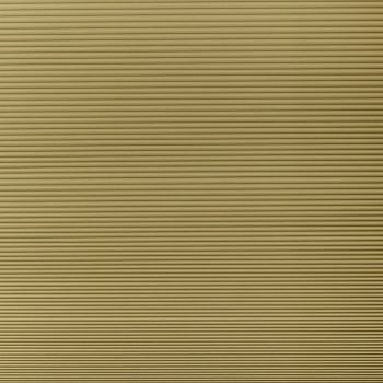 Beige horizontal slatted blinds, fully closed with tight slats, blocking light; fill the frame in a softly lit interior, no window frame or outside view visible.