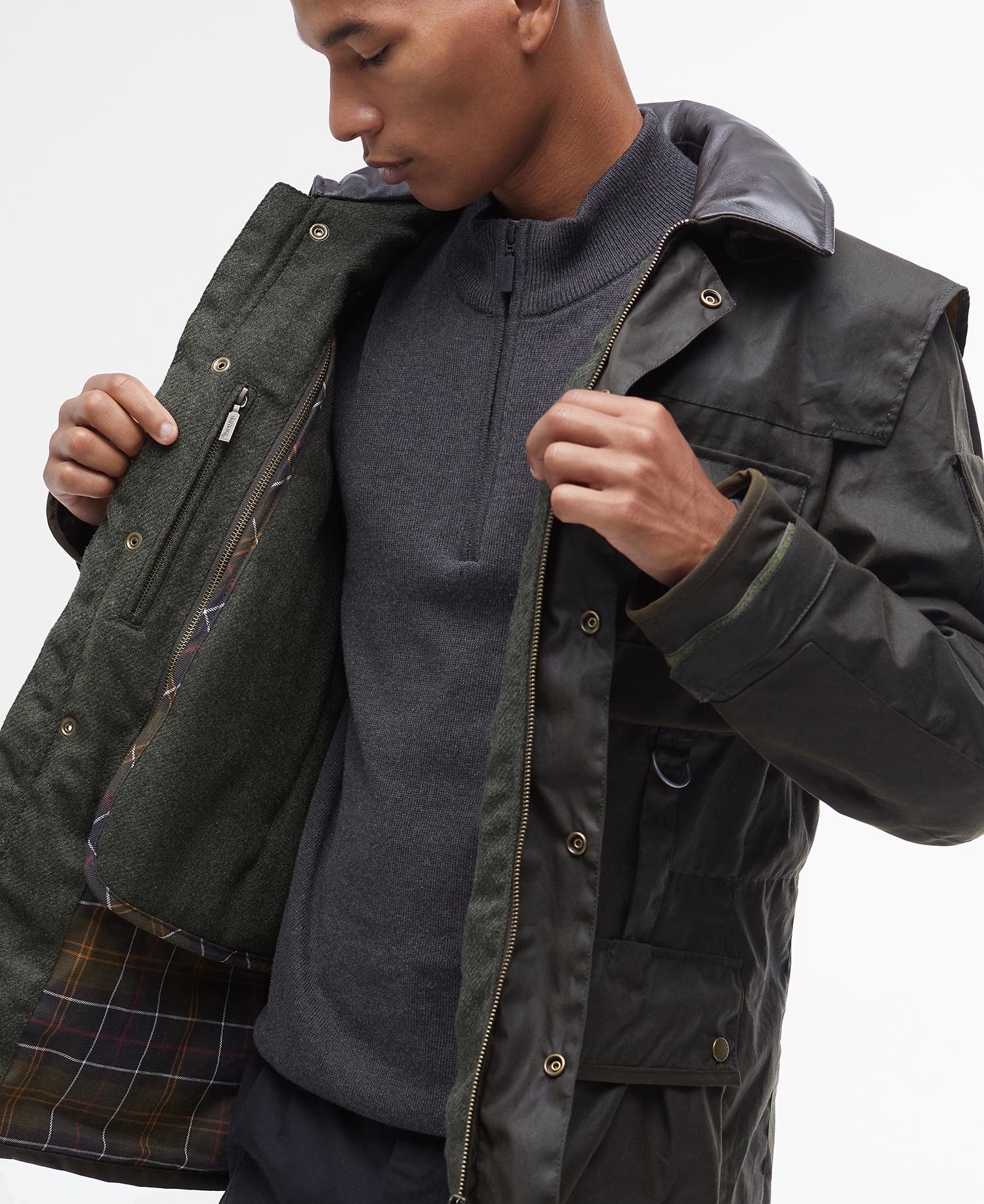 Barbour x TO KI TO Feld Gewachste Jacke image number 7