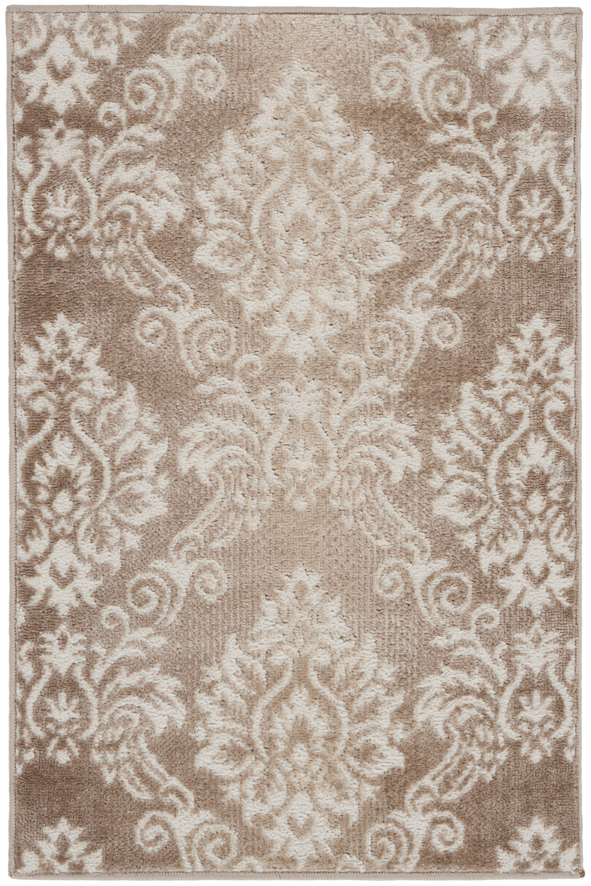 Nourison Elation 2' x 3' Ivory Mocha Vintage Indoor Rug
