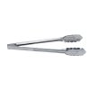 12-inch economy stainless steel utility tongs