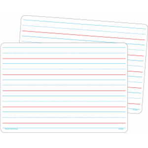 Double-Sided Writing Dry Erase Boards, Pack of 10