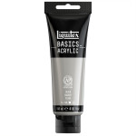 Liquitex BASICS Acrylic Paint 118 mL Tube Silver