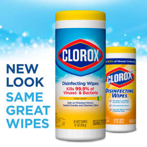 Clorox, CloroxPro Disinfecting Wipes, Lemon Scent,  35 Wipes/Container