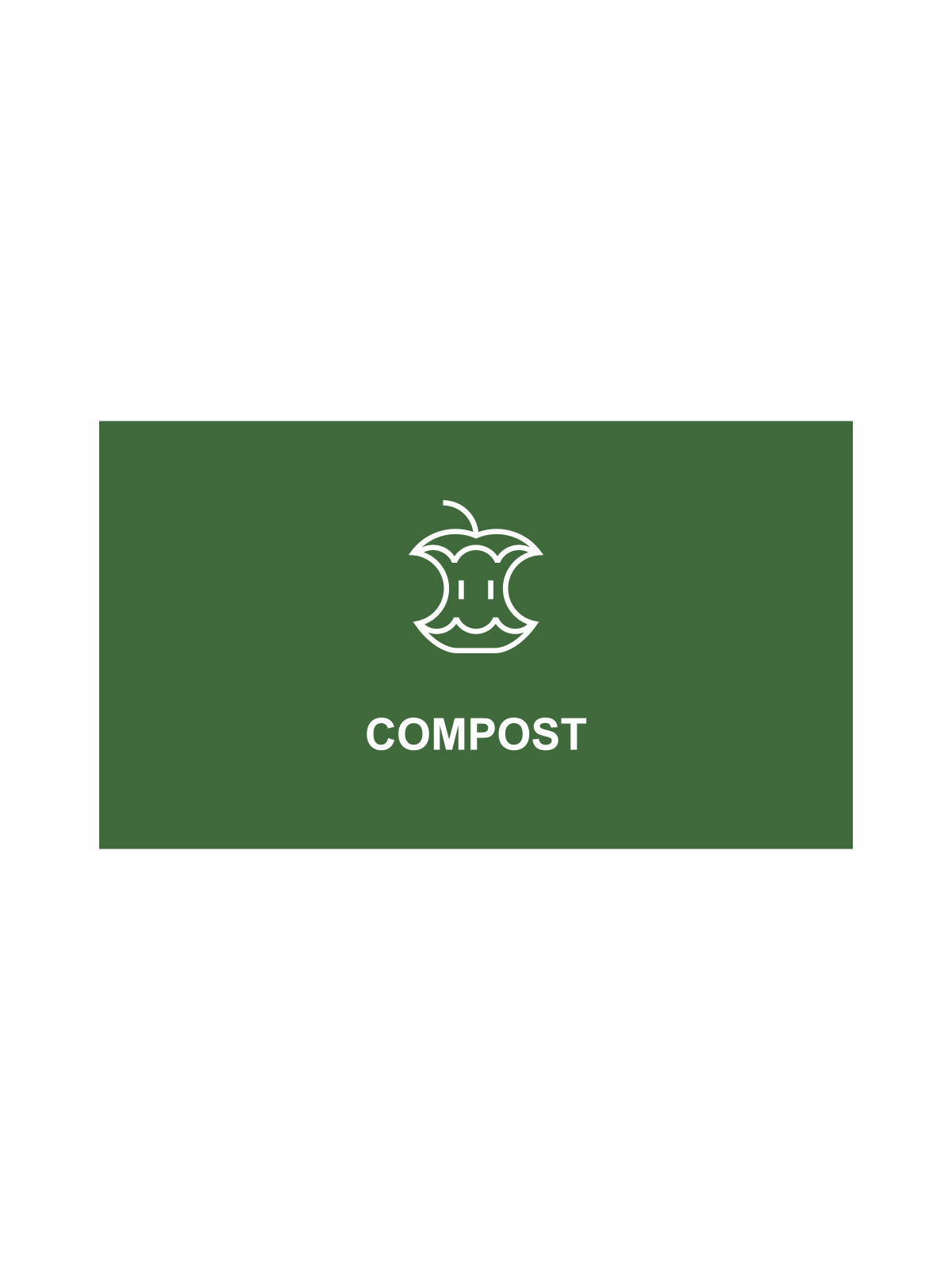 SPECTRUM – Ellipse Double Sign – Compost – Green-White