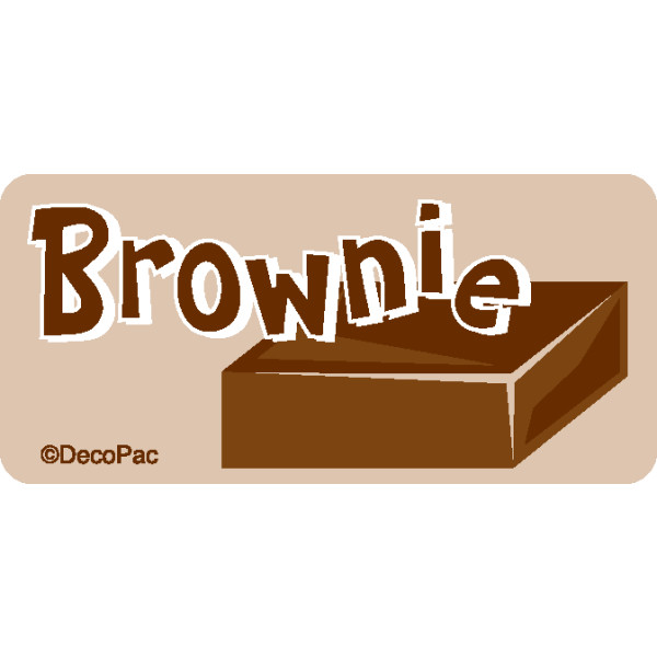 Brownie Promotional Label