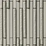 Ombre Border Grey 3/4×9 Mosaic