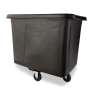 Rubbermaid Commercial, Cube Truck, 16 cu ft, Black
