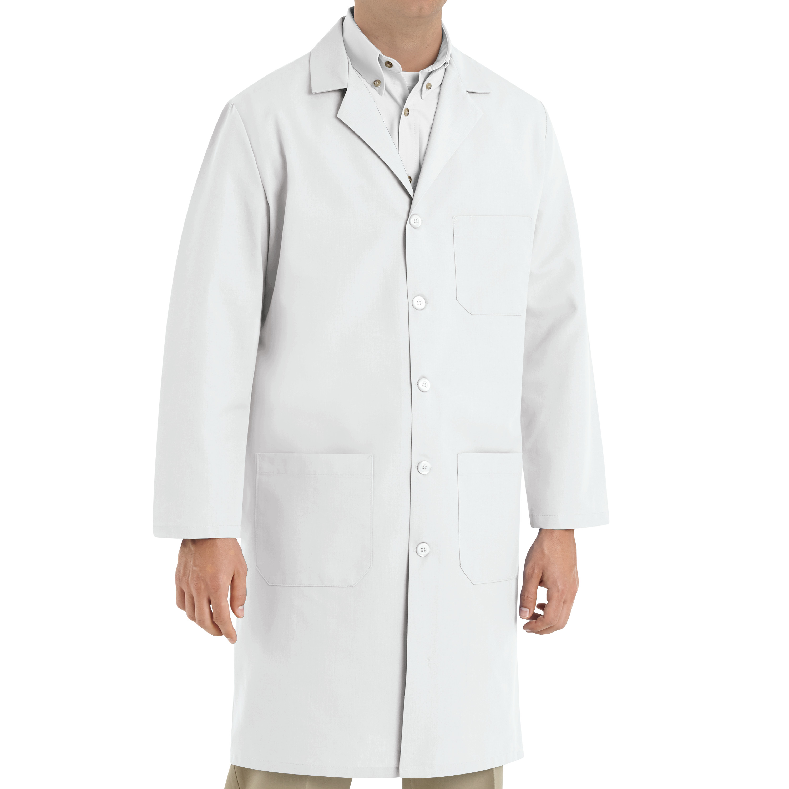 Red Kap Men's Red Kap Lab Coat with Exterior Pocket - Picture 14 of 14