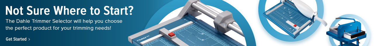 Dahle trimmers are highly accurate, long-lasting, and a pleasure to use.