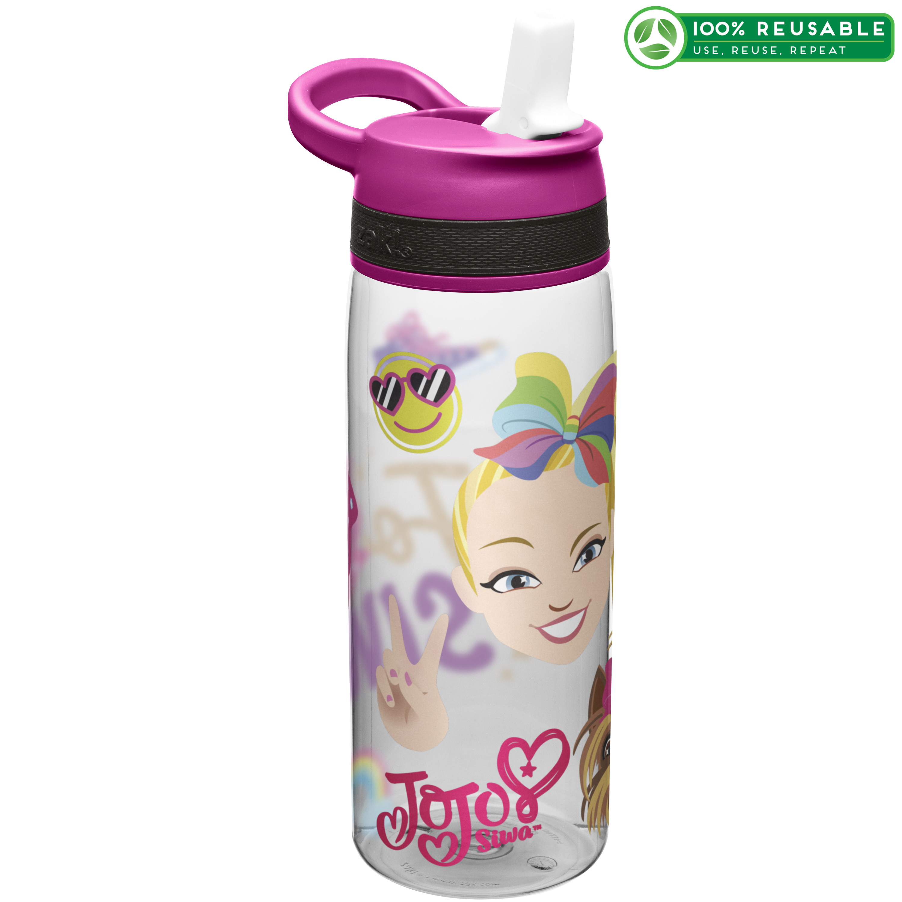 JoJo Siwa 25 ounce Water Bottle, Jojo & BowBow slideshow image 1 JoJo Siwa 25 ounce Water Bottle, Jojo & BowBow slideshow image 1