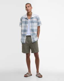 Berryfell Check Short-Sleeved Shirt Whisper White
