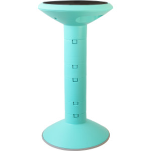 Wiggle stool, 12 to 24-inch, Teal