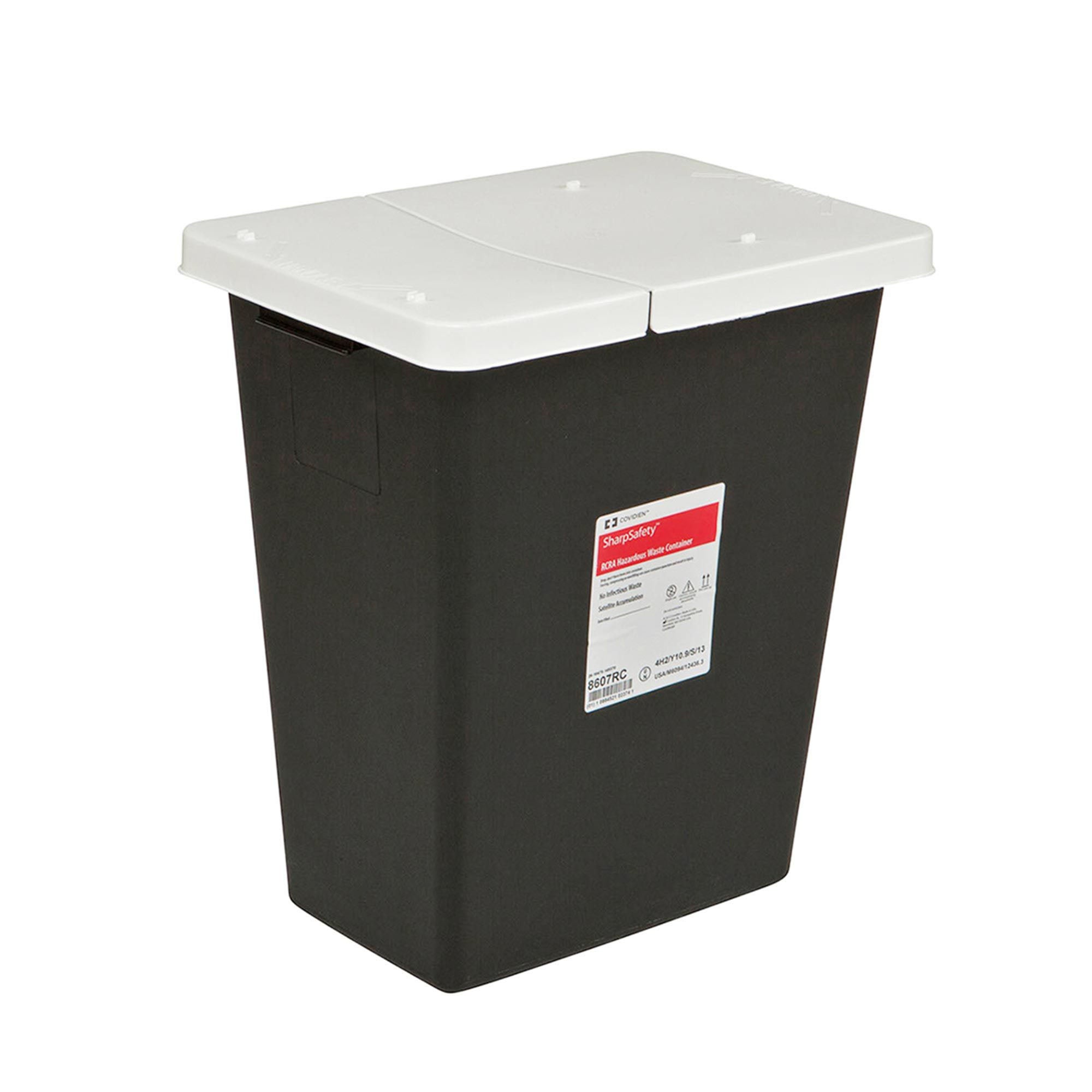SharpSafety™ RCRA Waste Container, 18 Gallon, 18.25 x 26 x 12.75 Inch
