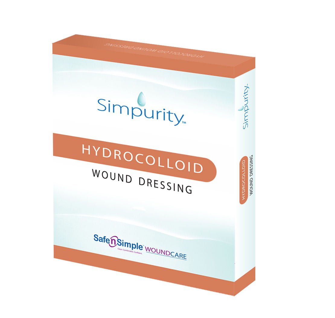 Safe N Simple DRESSING, WND HYDROCOLLOID 4"X4" (12/BX 12BX/CS)