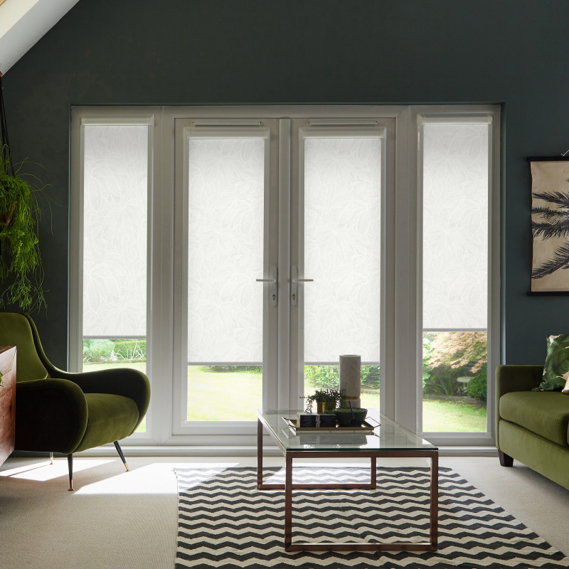 Gia Fresh White Roller Blind