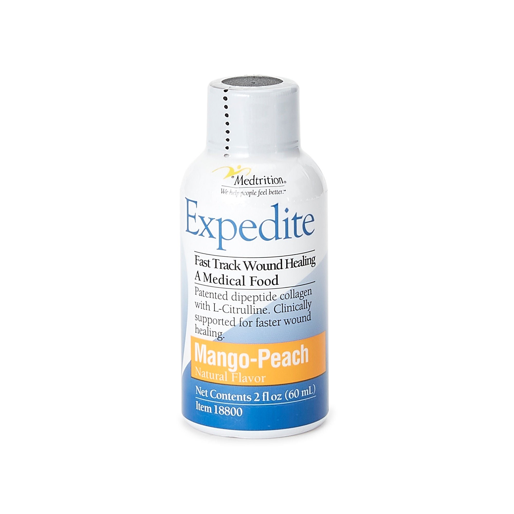 Expedite™ Mango-Peach Concentrated Collagen Dipeptides Medical Food, 2-oz.