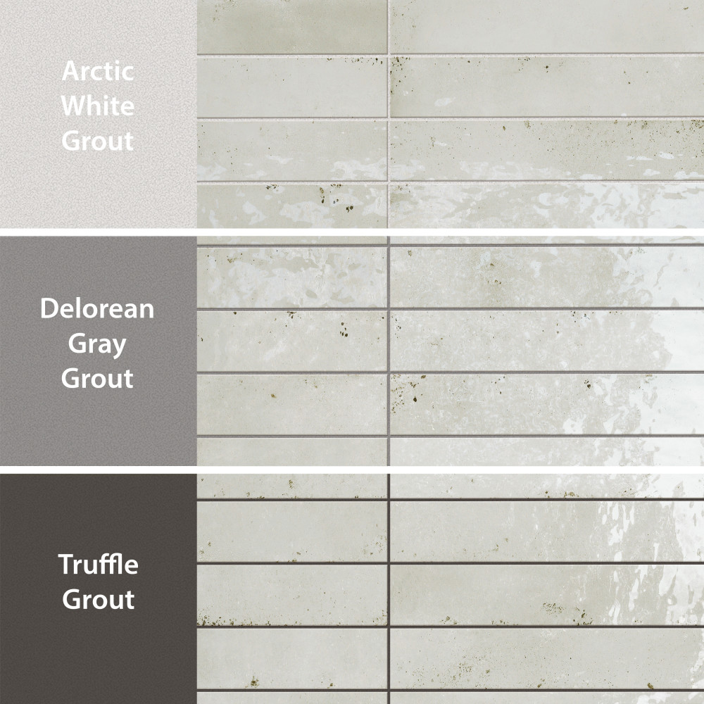 Scottsdale Light Grey 1-7/8 in. x 17-3/4 in. Porcelain Floor and Wall Tile