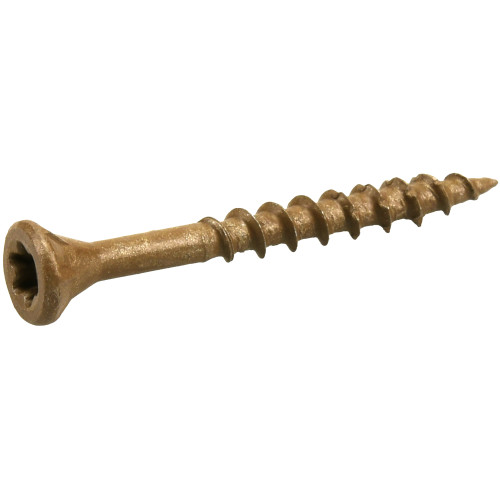 Deck Plus Brown Deck Screw - 1lb Box (#8 x 1-5/8