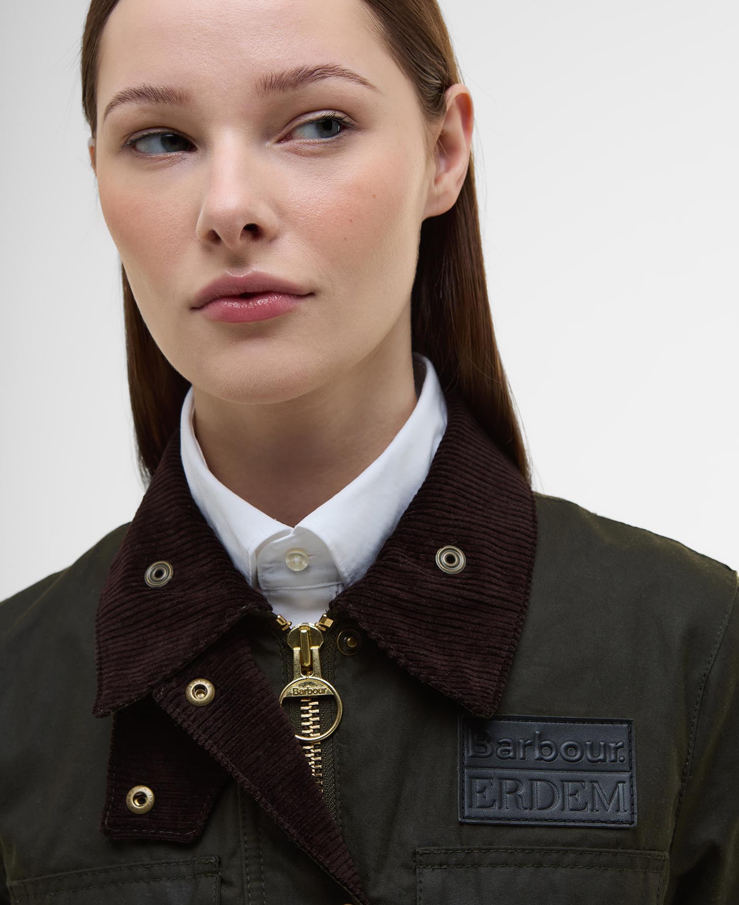 Barbour x ERDEM Constance Waxed Jacket image number 3
