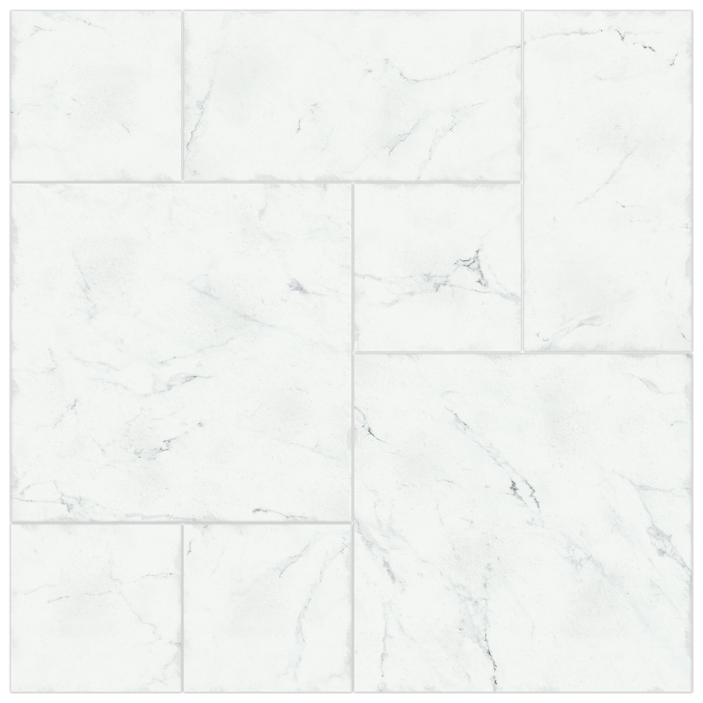 Timeless Calacatta Natural Modular 39-3/8 in. x 39-3/8 in. Porcelain Floor and Wall Tile