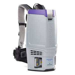 ProTeam, GoFit 6 Cordless 4Ah w/ ProBlade Hard Surface & Carpet Floor Tool Kit, 14", Backpack Vacuum