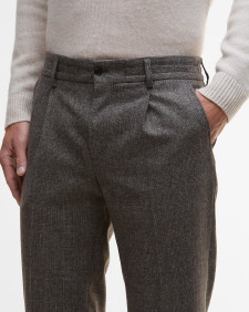Kensington Check Trousers Brown