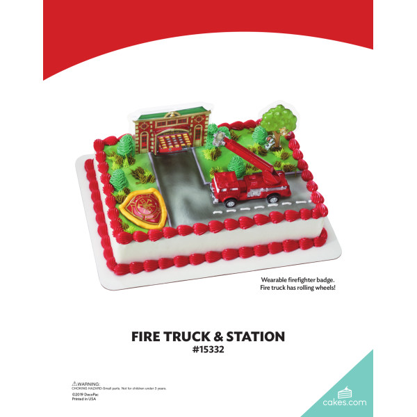 Fire truck cake publix Idea