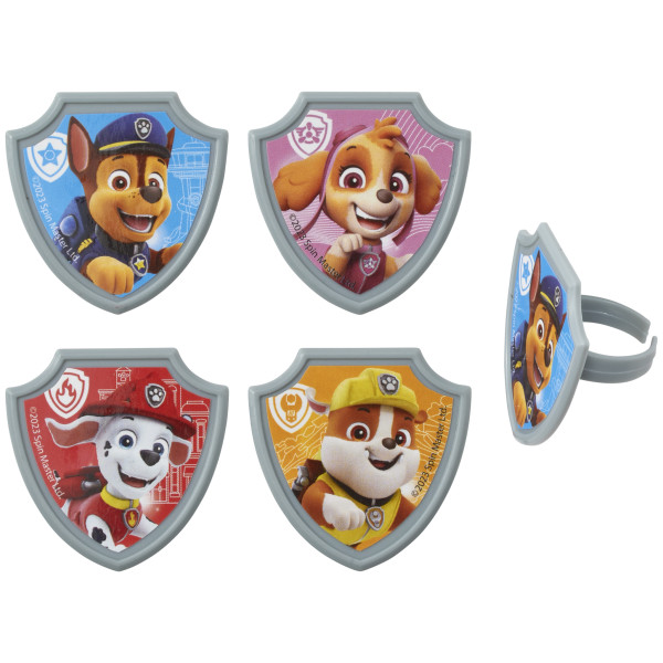 PAW Patrol Reporting for Duty Cupcake Rings