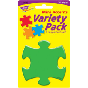 Puzzle Pieces Mini Accents Variety Pack, 36 ct