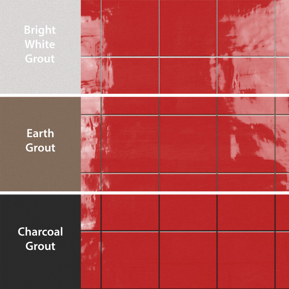 Monocolor Premium Rojo Volcan 7-7/8 in. x 7-7/8 in. Ceramic Floor and Wall Tile