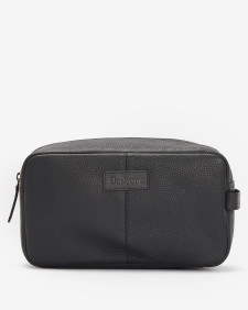 Highgate Leather Washbag Classic Black