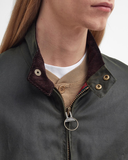 Barbour x Baracuta MA-1 Waxed Harrington Jacket