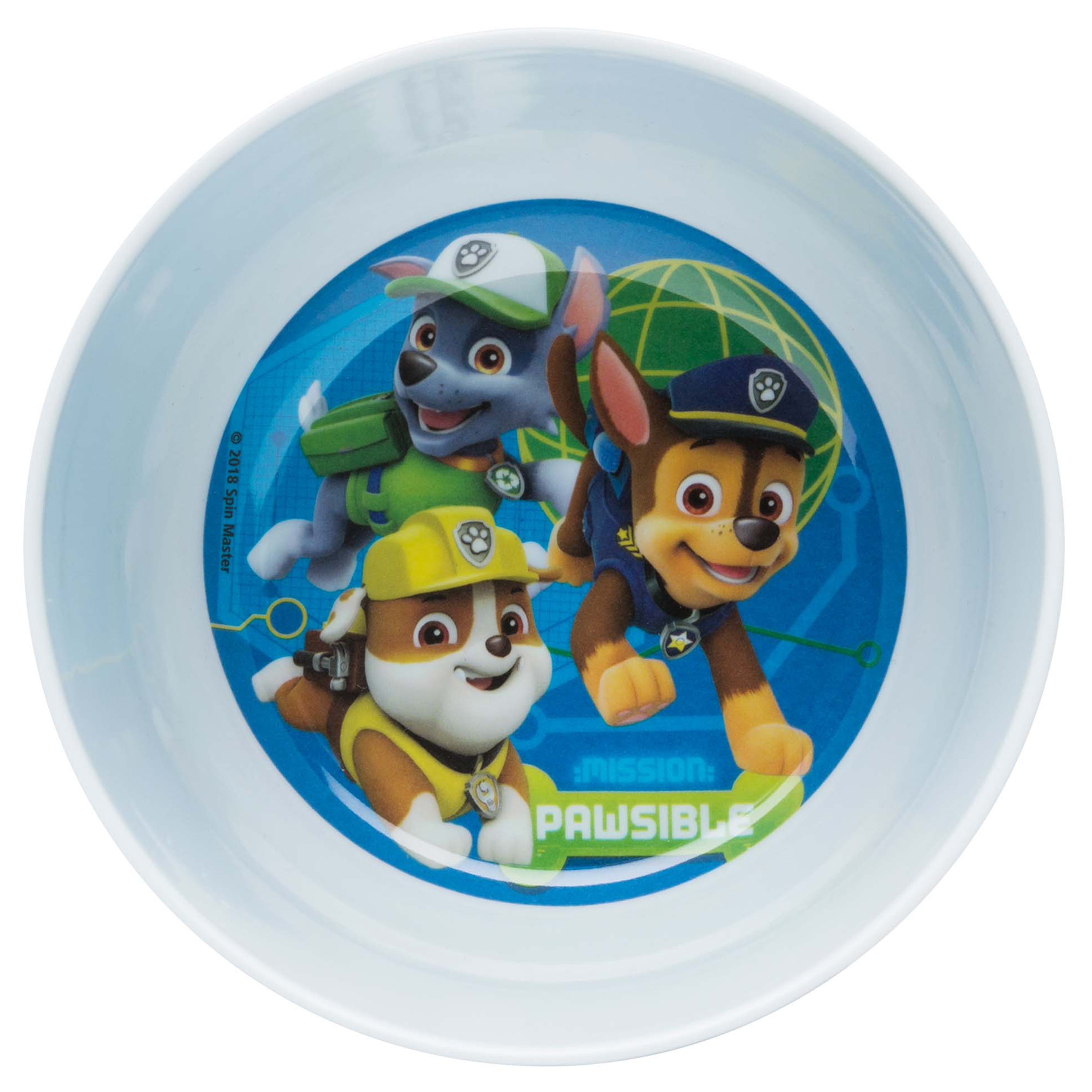 Paw Patrol Kids Dinnerware Set, Chase, Rubble, Rocky, Marshall, Zuma & Skye, 3-piece set slideshow image 8 Paw Patrol Kids Dinnerware Set, Chase, Rubble, Rocky, Marshall, Zuma & Skye, 3-piece set slideshow image 8