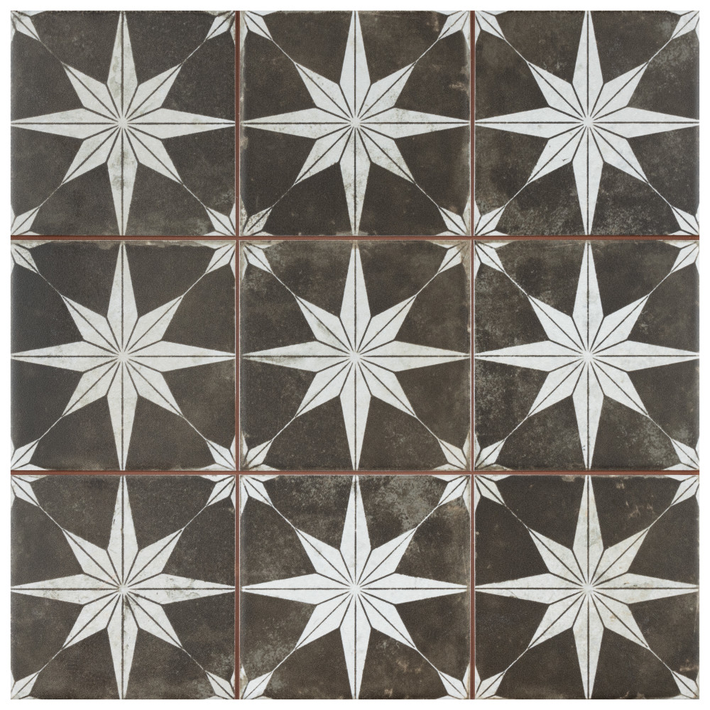 Harmonia Kings Star Night 13x13 Square Ceramic Floor and Wall Digital Pattern