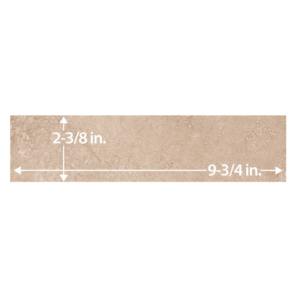 Atlas Brick Cotto 2-3/8 in. x 9-3/4 in. Porcelain Floor and Wall Tile