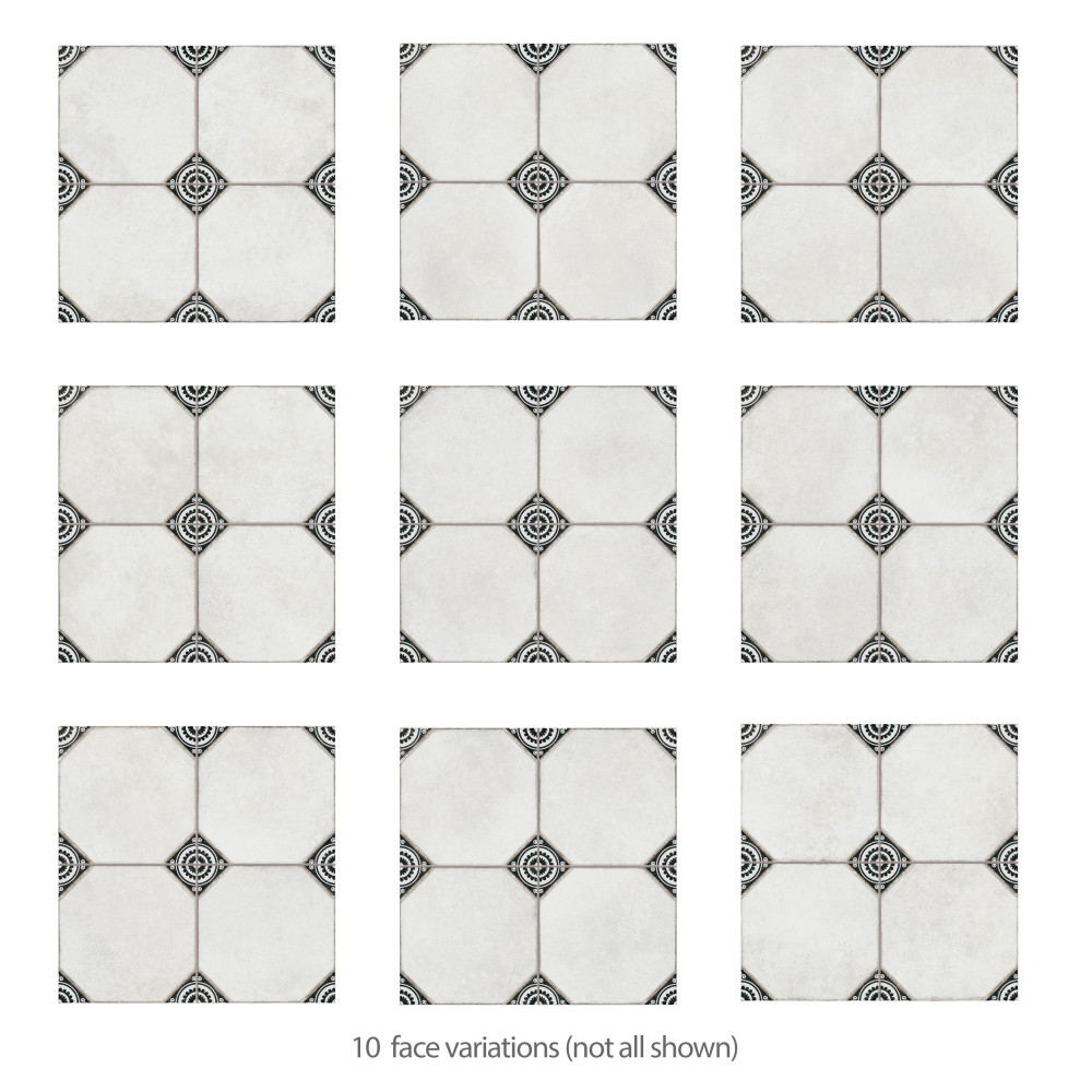 Sample – Englishtown Black Porcelain Floor and Wall Tile