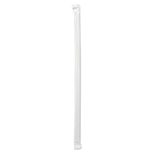 Boardwalk, Wrapped Giant Straws, 10.25", Polypropylene, Clear