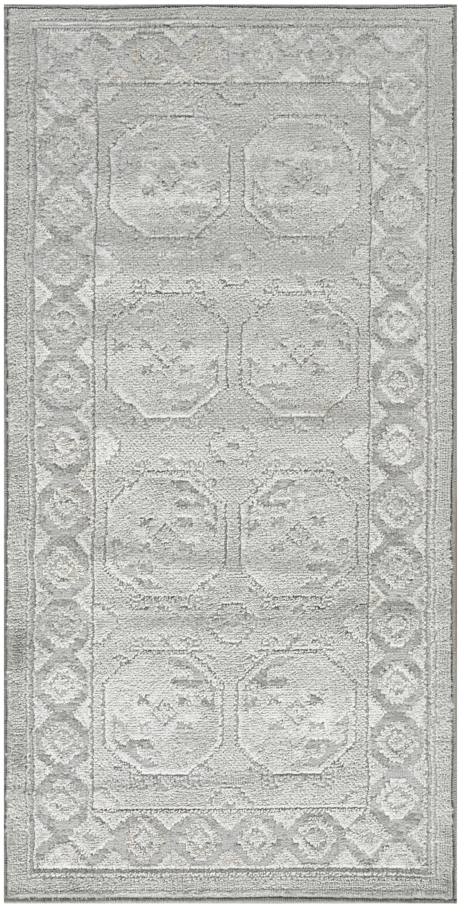 Nourison Dekor 2' x 4' Grey Vintage Indoor Rug