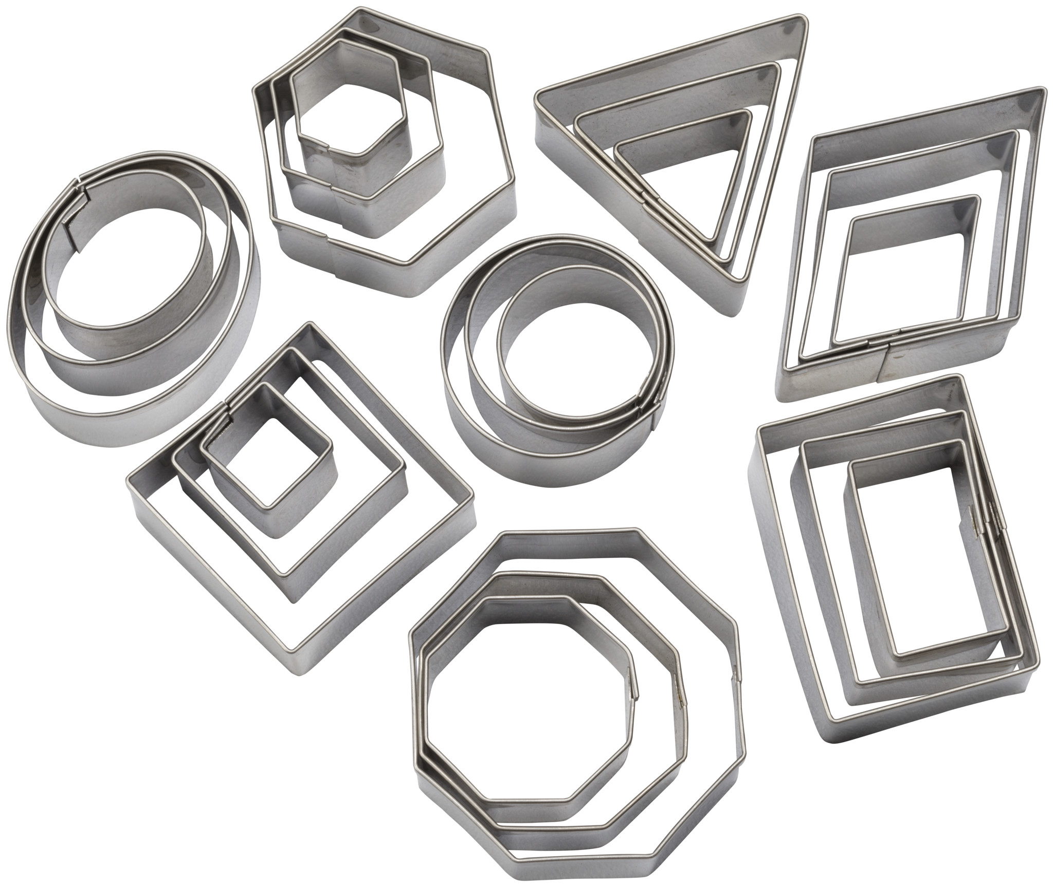 Geometric Shapes Cutters 24 Piece Set DecoPac